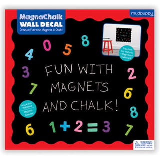 Mudpuppy MagnaChalk Wall Decal Fun with 123s! 3+