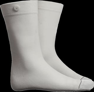 Solid Socks - White