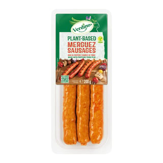 Verdino Plant-Based Merguez Sausages 200g *THT 22.09.2024*