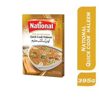 NATIONAL Quick Cook Haleem Spice & Lentils Mix MASALA 345 Grams