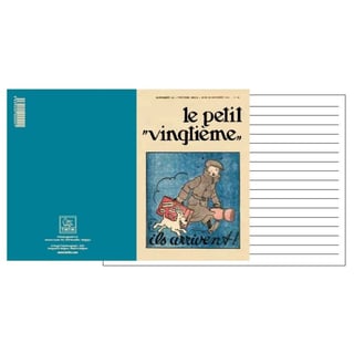 Kuifje Notitieboekje Klein - Le Petit Vingtième - De Thuiskomst