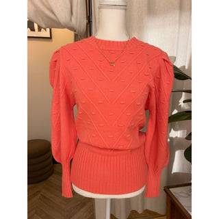 Viki knit - New Coral red - OneSize 34, 36, 38, 40