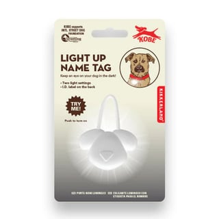 KIKKERLAND Lichtgevende Naamtag