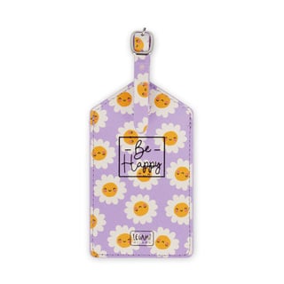 Travel Legami Luggage Tag - Purple Daisy