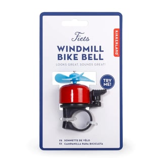 KIKKERLAND Windmill Bike Bell Red