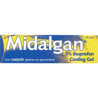 Midalgan 5% Ibuprofen Cooling Gel 60 Gram