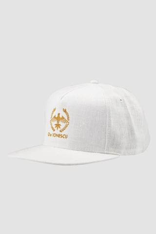 Hemp Caps  Pop-Up - Skate  Gold Logo & White