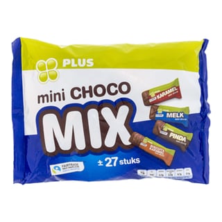 PLUS Chocolade Mini Choco Mix Fairtrade