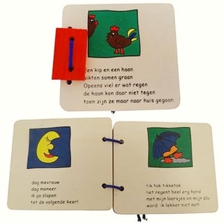 Houten Babyboekje - Versjes Kip (Playwood)
