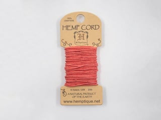 Hemp Cord  6m & 3m - Sunset Coral