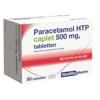Paracetamol Caplet 500 Uad Hea 50st