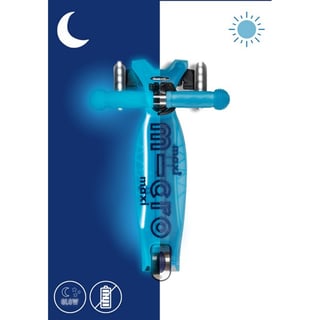 Maxi Micro Step Deluxe GLOW Crystal Blauw