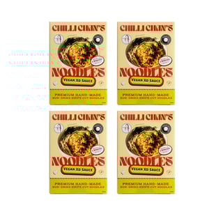 Bundle 4 x Sun-dried Knife Cut Noodles - Vegan XO