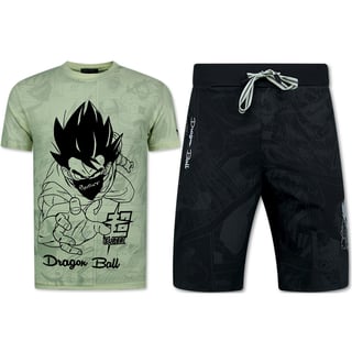 Twinset Dragon Ball - Zomerset Heren - Co Ord Set Dragon Ball - Combisets - 1688 - Beige