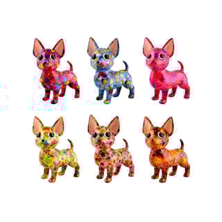 Spaarpot Chihuahua Cruz M H21cm in 6 Kleuren