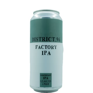 District 96 Brewing Co. Factory IPA