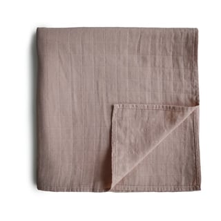 Mushie Swaddle Natural