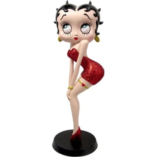Betty Boop Collection - Betty Classic Pose in Rode Glitter Jurk