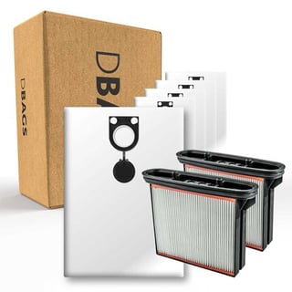 DBAGS Starmix ServiceBox ISP & ISC 25L & 35L (5 Stofzuigerzakken + 2 Filters Wasbaar)
