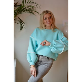Aqua Stiksel sweater - OneSize - Onesize