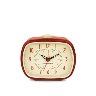 Retro Alarm Clock - red