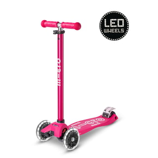 Maxi Micro Step Deluxe LED Roze