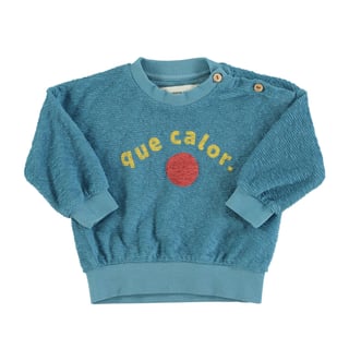 Piupiuchick Baby Sweatshirt Blue with 