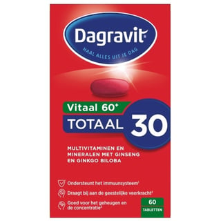 Dagravit Totaal 30 Vitaal 60+ 60tb