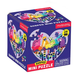 Mudpuppy Mini Puzzel Love in the Wild 24 Pcs