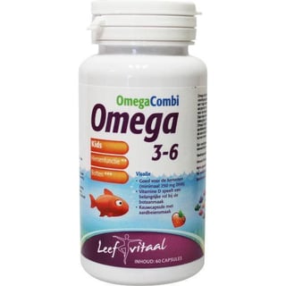 Vemedia Omega Combi Kids - 60 Capsules - Visolie - Voedingssupplement