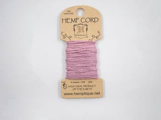 Hemp Cord  6m & 3m - Light Pink