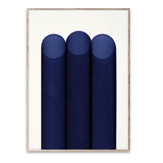 Poster Blue Pipes 30x40