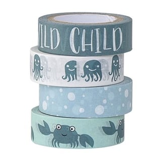 Bloomingville Masking Tape Paper Blue, Set of 4 