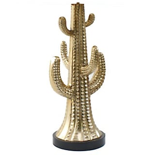 Lampenvoet Cactus Witgoud Metaal B25xH51cm