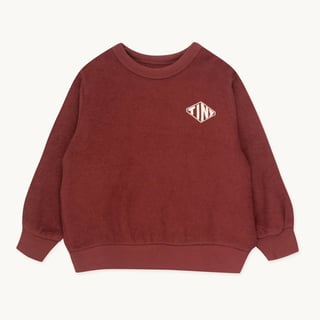 Tiny Cottons Diamond Tiny Sweatshirt Burgundy