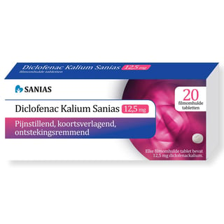 Sanias Diclofenac Kalium 12.5mg 20st 20