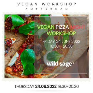 Vegan Pizza night Workshop with Valentina