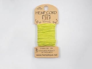 Hemp Cord  6m & 3m - Neon Yellow