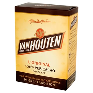 Van Houten Poudre de cacao non sucré 250 g / ongezoete cacao