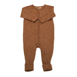 Joha Baby Nightsuit 2in1 Foot Basis Organic Merino Wool Rib 
