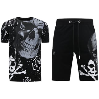 Heren Sets - Skull - Rhinestone - 7975/7976 - Zwart