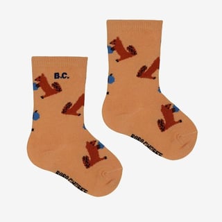 Bobo Choses Baby Hungry Squirrel All Over Long Socks