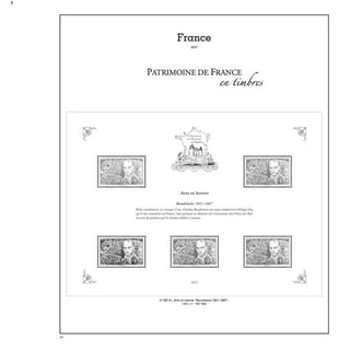 Patrimoine De France en Timbres SC - 2021