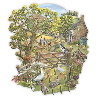 3d Pop-up Kaart Countryside