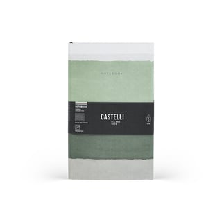 Notebook Castelli - Stripes Collection Eco - Sage Stripes
