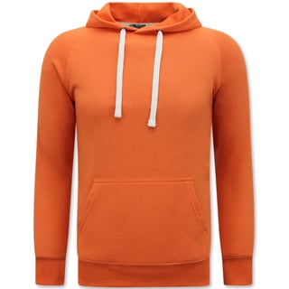 Hoodie Heren - Trui Met Capuchon - Oranje