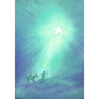 Ansichtkaart Op Weg Naar Bethlehem (Baukje Exler)