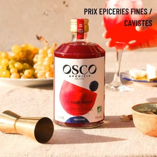 OSCO Le Rouge Ardent BIO 70cl - het ideale alcoholvrije aperitief voor Moederdag! Laag in calorieën met een intense smaak van rood fruit en specerijen