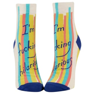 Socks Women Ankle I'm Fucking Hilarious