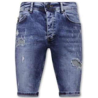 Exclusieve Korte Broek Heren Slim Fit- 1054 - Blauw